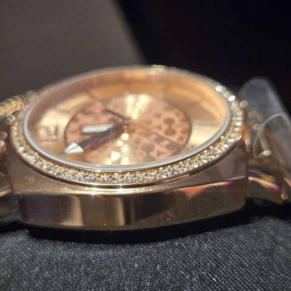 Coach Boyfriend Rose Gold Watch with Bracelet Gift Set - Picture 7 of 12